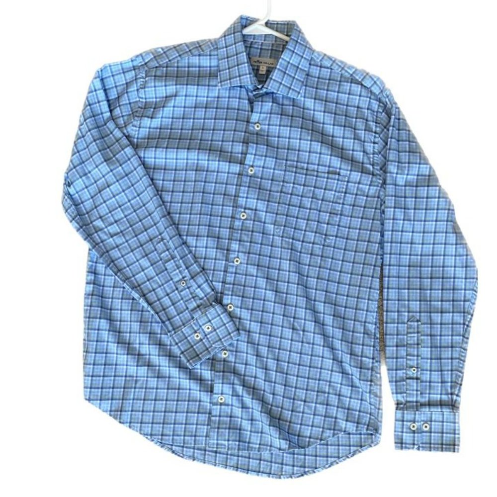 Peter Millar Men’s Casual Button Down Shirt Large